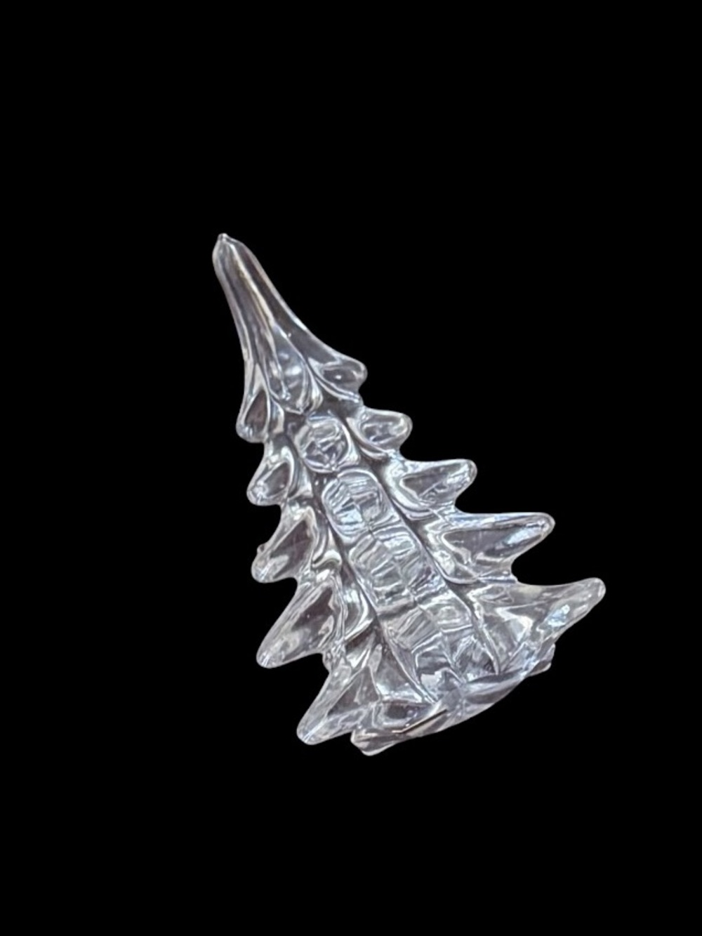 Set of 3 Silvestri Vintage Handcrafted Clear Crystal Christmas Trees with Boxes - Picture 9 of 14